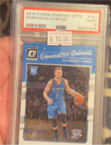 2016 Panini Donruss Optic #161 Domantas Sabonis — front