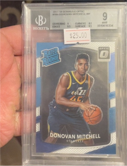 2017 Donruss Optic #188 Donovan Mitchell — front