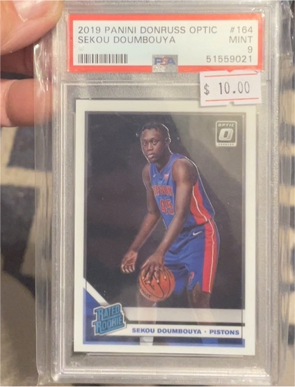 2019 Panini Donruss Optic #164 Sekou Doumbouya — front