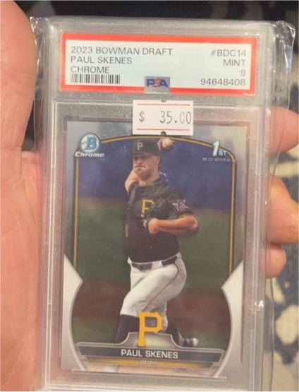 2023 Bowman Draft Chrome #BDC14 Paul Skenes — front