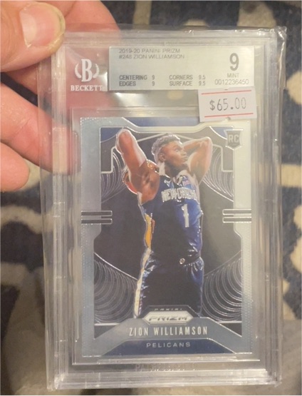 2019-20 Panini Prizm #248 Zion Williamson — front