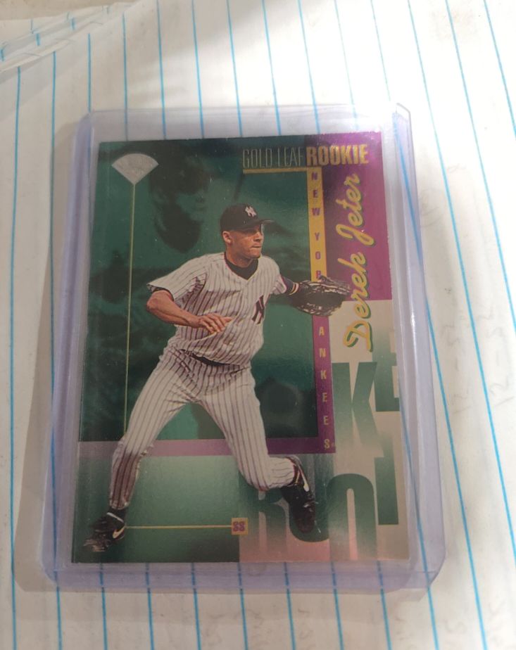 1996 Leaf #211 Derek Jeter — front