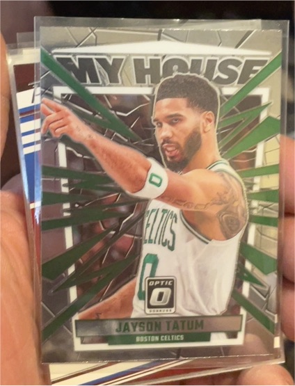 2023-24 Panini Donruss Optic #7 Jayson Tatum My House — front
