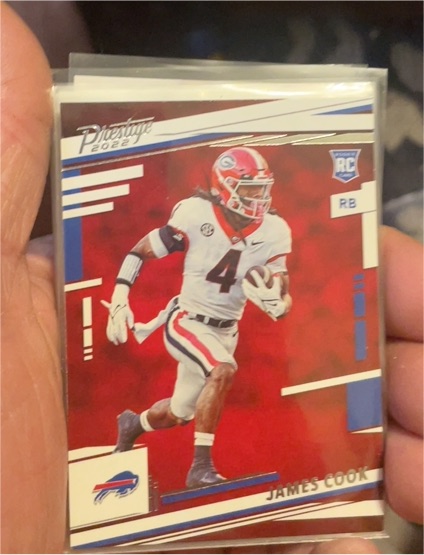 2022 Panini Prestige #347 James Cook — front