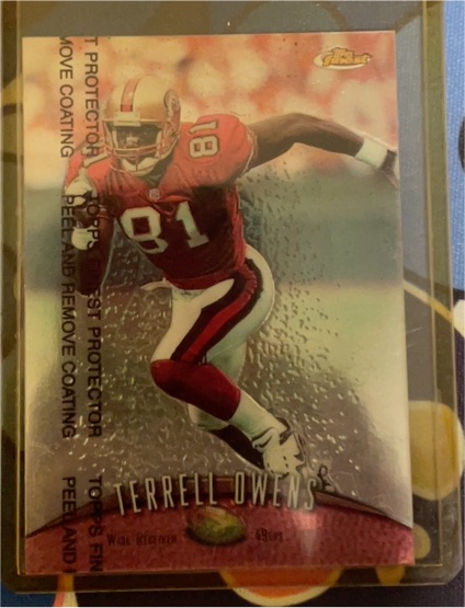 1998 Topps Finest #109 Terrell Owens — front