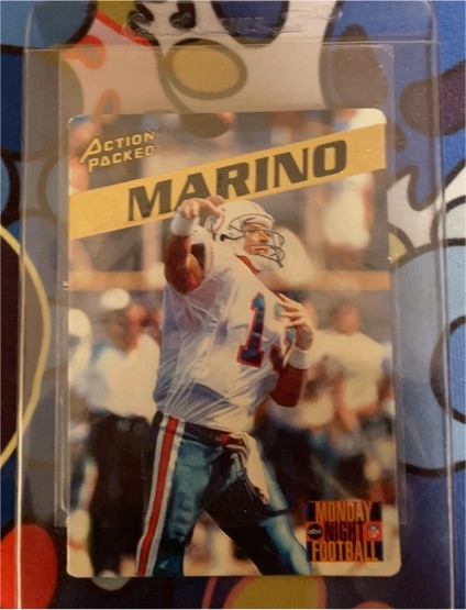 1995 Action Packed Monday Night Football #30 Dan Marino — front