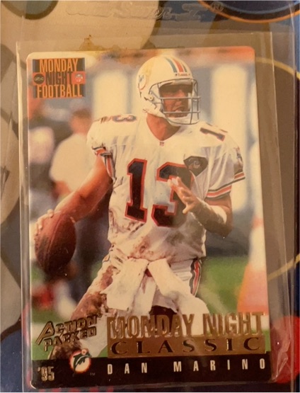 1995 Action Packed Monday Night Football #106 Dan Marino — front