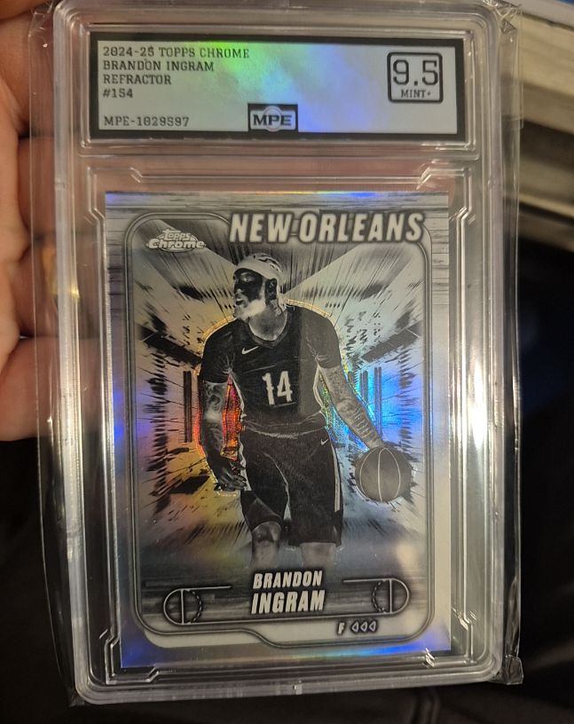 2024-25 Topps Chrome #1S4 Brandon Ingram Refractor — front