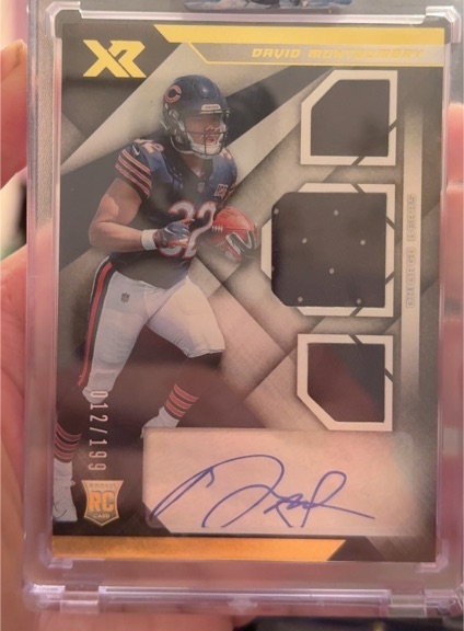 2019 Panini XR #233 David Montgomery — front