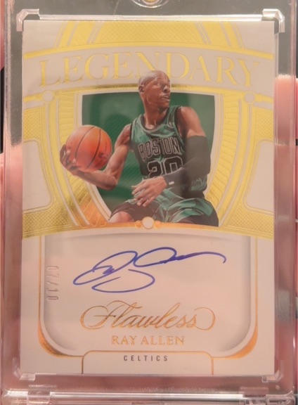 2023-24 Panini Flawless Legendary Auto Ray Allen — front