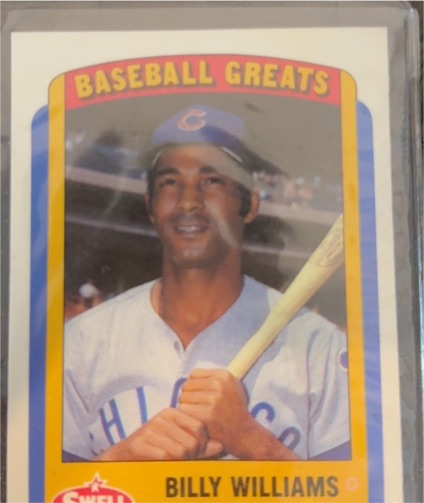 1990 Swell Baseball Greats #13 Billy Williams — front