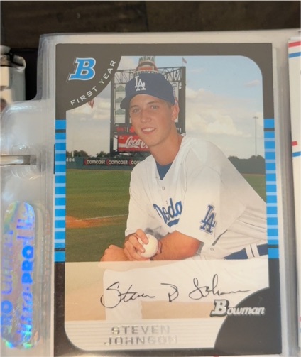 2005 Bowman First Year Steven Johnson — front