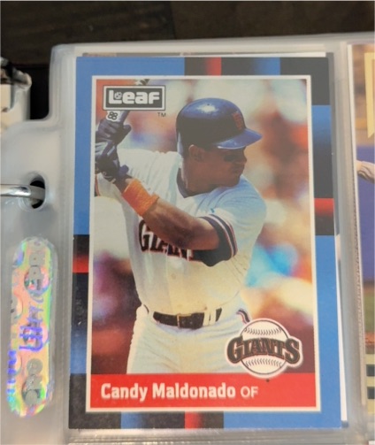1988 Leaf Canadian #239 Candy Maldonado — front