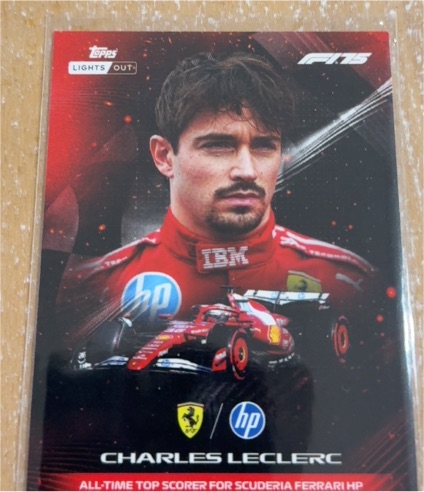 2025 Topps Lights Out Formula 1 Charles Leclerc — front
