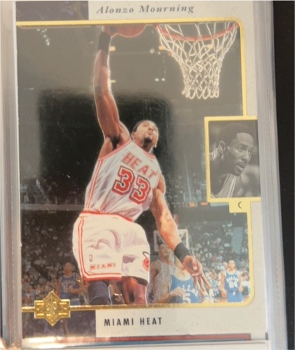 1995-96 Upper Deck SP #70 Alonzo Mourning — front