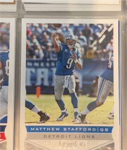 2013 Panini Score #68 Matthew Stafford — front