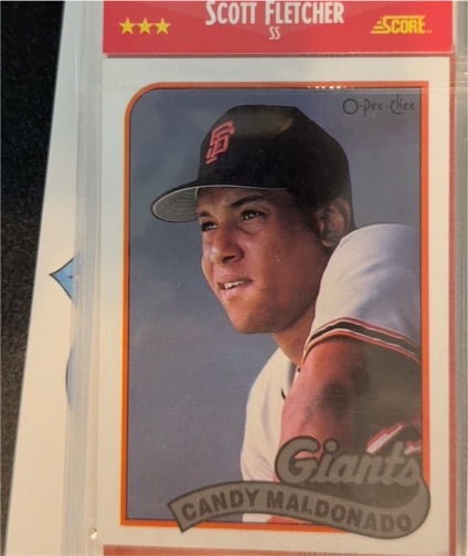 1989 O-Pee-Chee #269 Candy Maldonado — front