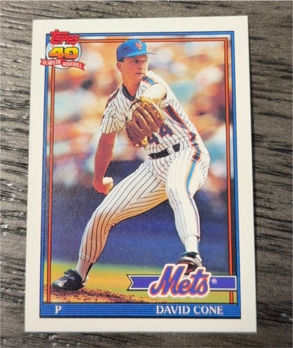 1991 Topps #680 David Cone — front