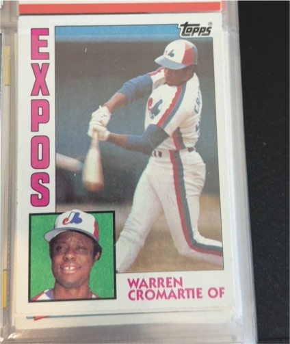 1984 Topps #287 Warren Cromartie — front