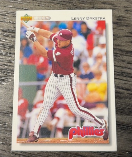 1992 Upper Deck #246 Lenny Dykstra — front