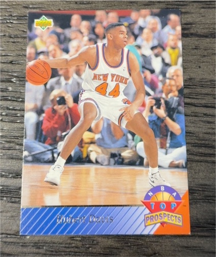 1992-93 Upper Deck #473 Hubert Davis — front