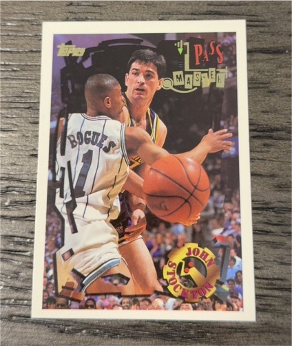 1994 Topps Pass Master #53 John Stockton — front