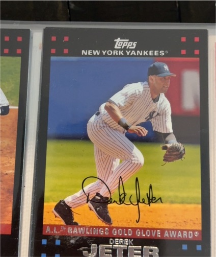 2007 Topps #301 Derek Jeter — front