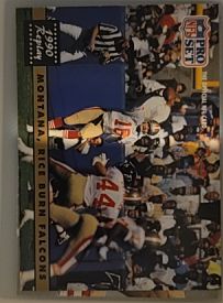 1991 Pro Set #329 Joe Montana / Jerry Rice — front