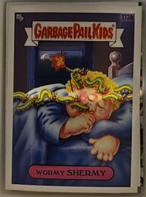 2022 Topps Chrome Garbage Pail Kids Series 5 #173b Wormy Shermy — front