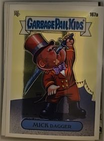 2022 Topps Chrome Garbage Pail Kids Original Series 5 #167a Mick Dagger — front