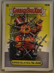 2022 Topps Chrome Garbage Pail Kids Series 5 #207b Super Slayed Slade — front