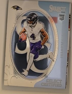 2023 Panini Select #CRO-ZFL Zay Flowers Select Certified Rookies — front