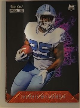 2021 Wild Card Matte Hot Rookies Flame Matte #MRHR-8 Javonte Williams — front