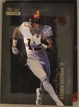 2021 Wild Card Matte #MBC-22 Rashod Bateman — front