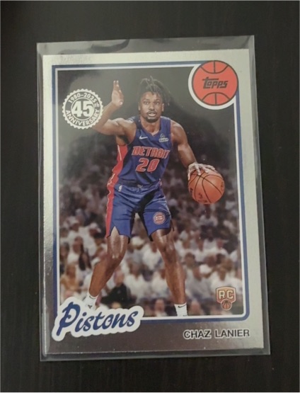 2025-26 Topps 45th Anniversary #80BK-80 Chaz Lanier — front