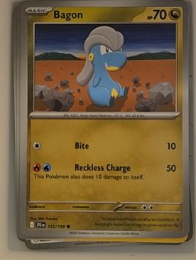 2025 Pokémon Journey Together #112 Bagon — front