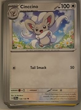 2025 Pokémon Scarlet & Violet Journey Together #126 Cinccino — front