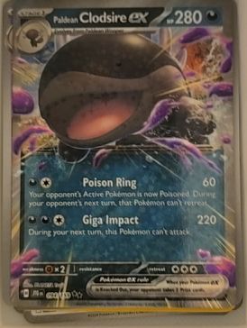 2023 Pokémon SV09: Journey Together #094 Paldean Clodsire ex — front