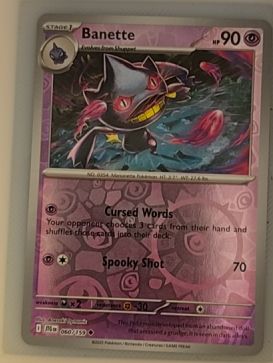 2025 Pokémon SV09: Journey Together #060 Banette — front