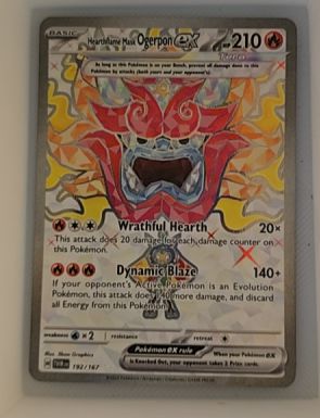 2024 Pokémon Twilight Masquerade #192 Hearthflame Mask Ogerpon EX — front