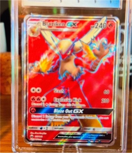 2018 Pokemon Sun & Moon Celestial Storm #153 Blaziken GX — front