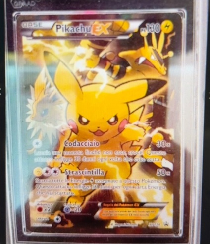 2016 Pokémon XY Black Star Promo #XY124 Pikachu EX — front