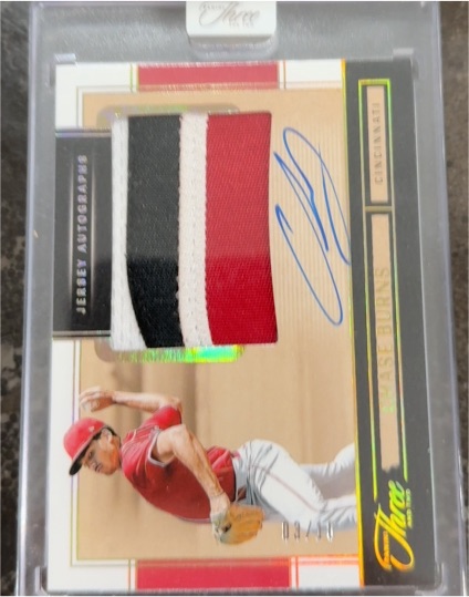 2024 Panini Three and Two Jersey Autographs #JERSEY AUTOGRAPHS Cristian Pache — front
