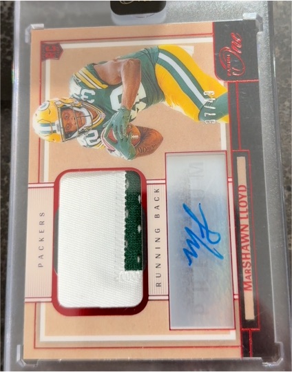 2023 Panini One #37 Marshawn Lloyd — front