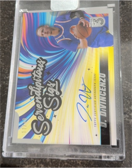 2024 Topps 3 #3 Donte DiVincenzo Serendipitous Sigs — front