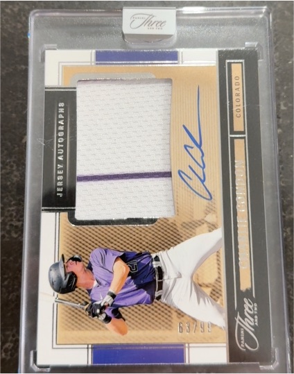 2024 Panini Three and Two #PJA-CS Colin Simpson — front