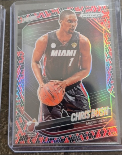 2024-25 Panini Prizm Black #272 Chris Bosh — front