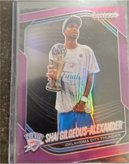 2024-25 Panini Prizm Black #164 Shai Gilgeous-Alexander — front
