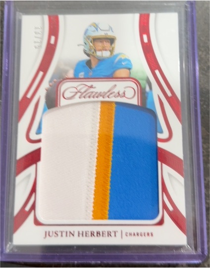 2024 Panini Flawless #11 Justin Herbert — front