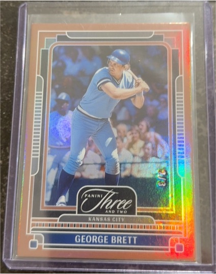 2023 Panini Three and Two #3 George Brett — front